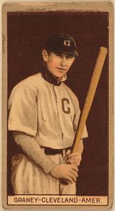 Jack Graney, a native Canadian, played his entire big league career in Cleveland.  Later, he broadcast Indians games.